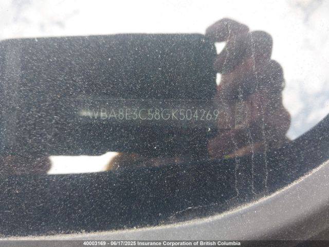WBA8E3C58GK504269 BMW 328 Xi Sulev