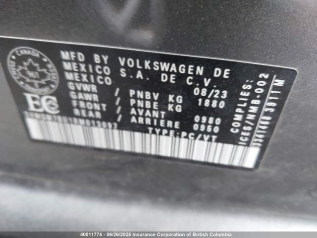 3VWGM7BU1RM013097 Volkswagen tsi