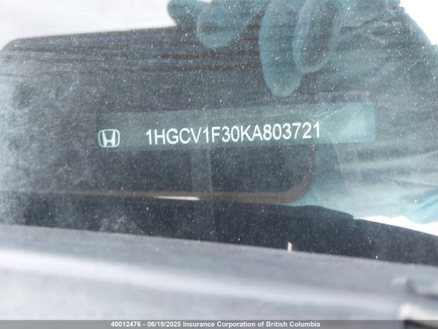 1HGCV1F30KA803721 Honda l15be
