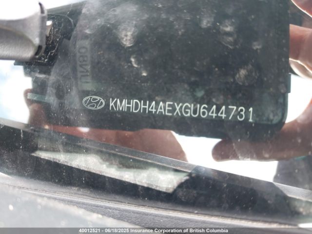 KMHDH4AEXGU644731 Hyundai dohc mpi nu