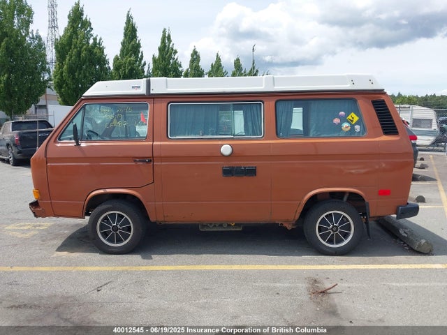 Aukcja sprzedaży 1984 Volkswagen Vanagon Campmobile, vin: WV2ZB0256EH034495, numer aukcji: 40012545
