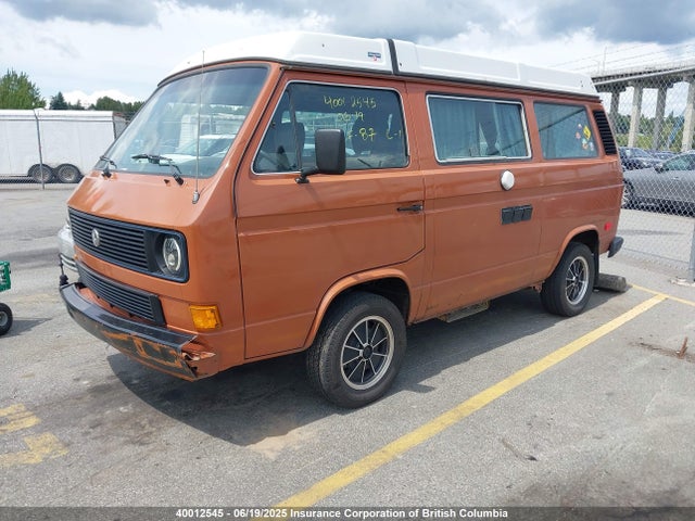 Aukcja sprzedaży 1984 Volkswagen Vanagon Campmobile, vin: WV2ZB0256EH034495, numer aukcji: 40012545