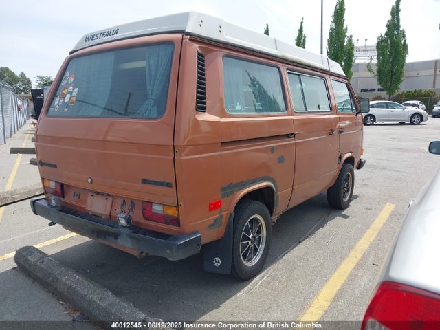 Aukcja sprzedaży 1984 Volkswagen Vanagon Campmobile, vin: WV2ZB0256EH034495, numer aukcji: 40012545