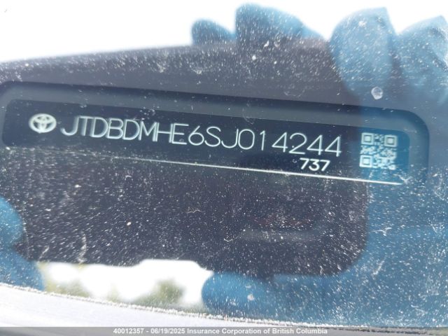 JTDBDMHE6SJ014244 Toyota 2zr-fxe
