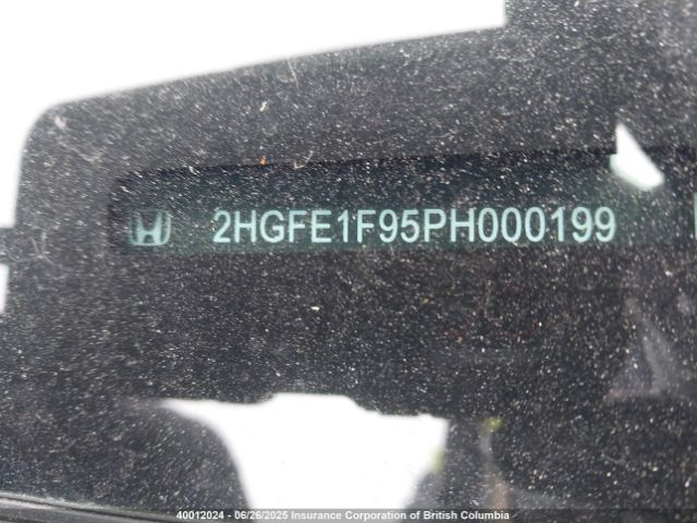 2HGFE1F95PH000199 Honda l15b7
