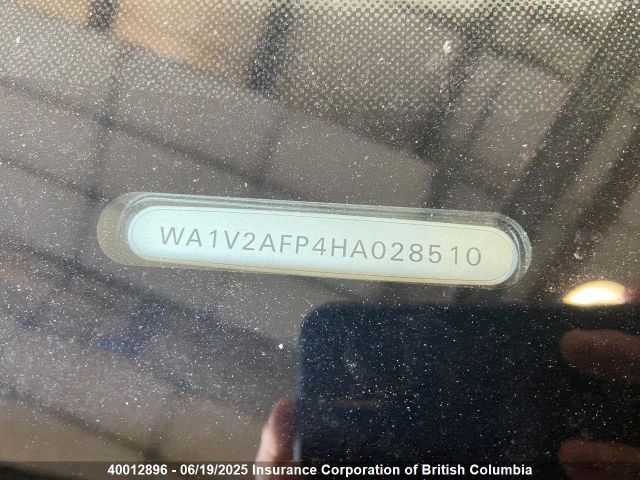 WA1V2AFP4HA028510 Audi 2017