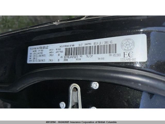 3C6TR5EJXHG752272 RAM 2017