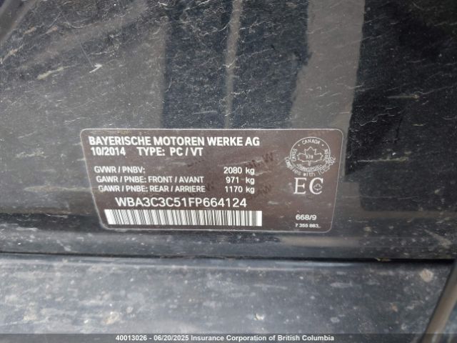 WBA3C3C51FP664124 BMW 320i