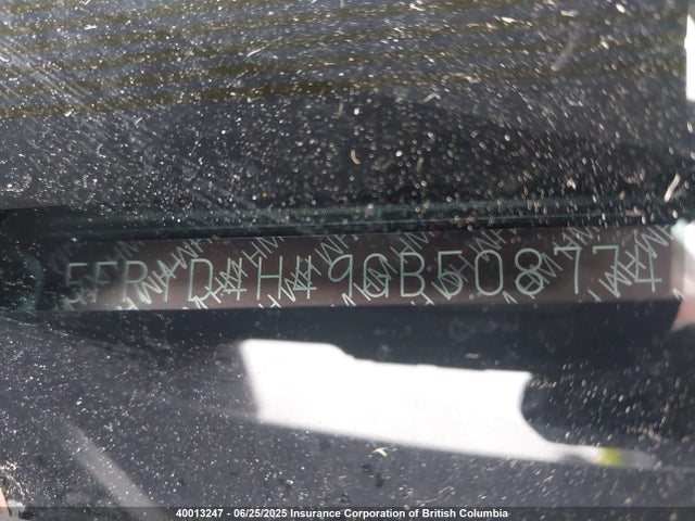 5FRYD4H49GB508774 Acura j35y5