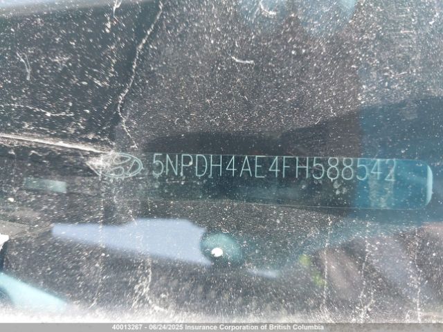 5NPDH4AE4FH588542 Hyundai dohc mpi nu