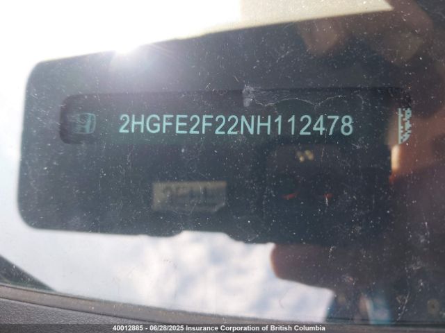 2HGFE2F22NH112478 Honda k20c2
