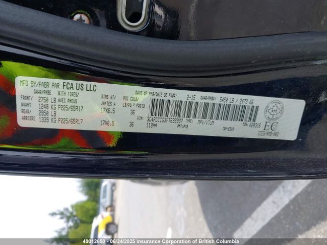 3C4PDCCG3FT636937 Dodge 2015