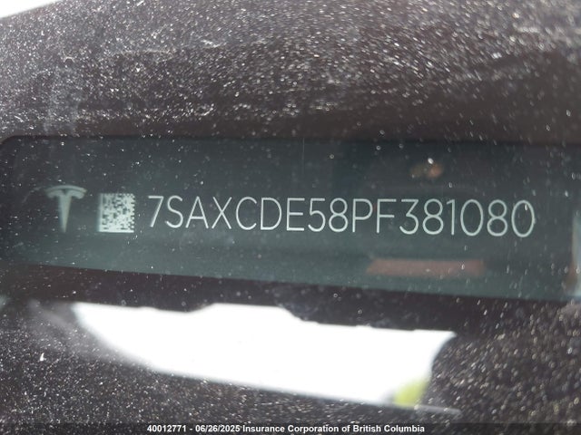 7SAXCDE58PF381080 Tesla MODEL X