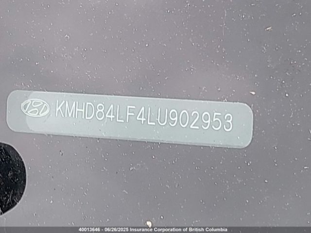 KMHD84LF4LU902953 Hyundai mpi nu