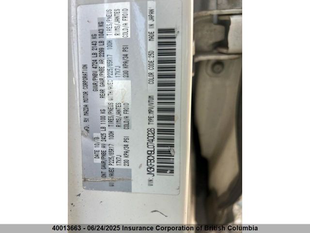 JM3KFBCM9L0740028 Mazda py cylinder deactivation