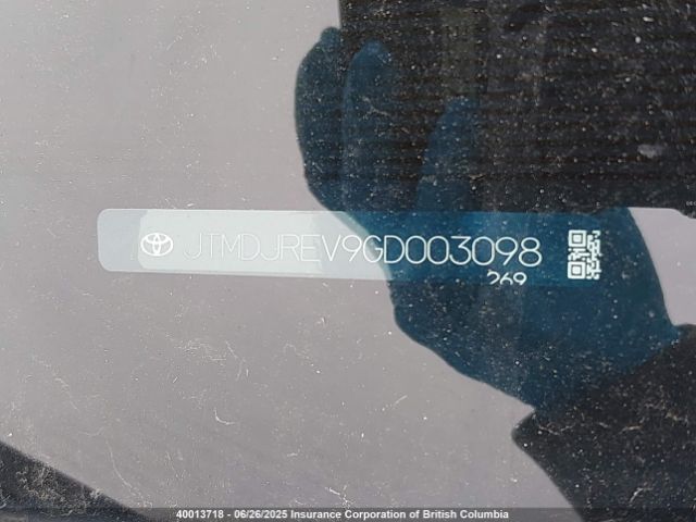 JTMDJREV9GD003098 Toyota 2ar-fxe, 2jm+2fm