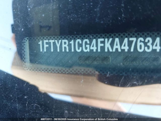 1FTYR1CG4FKA47634 Ford 2015