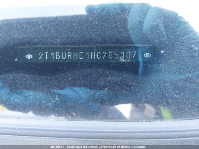 2T1BURHE1HC765107 Toyota 2zr-fe