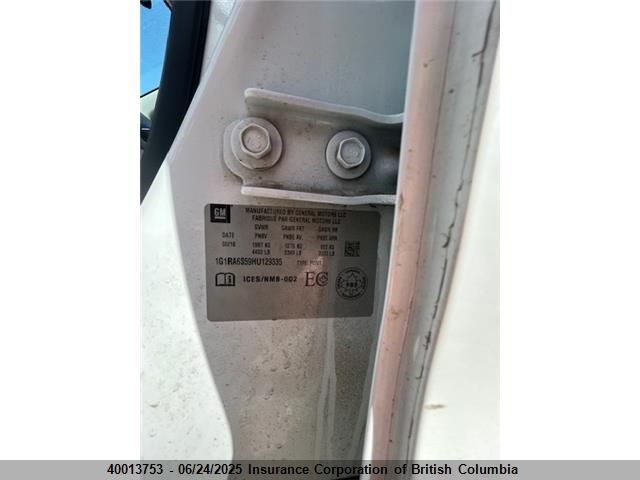 1G1RA6S59HU129335 Chevrolet l3a - di: direct injectio, vvt: variable valve timing, hybrid, gen 1