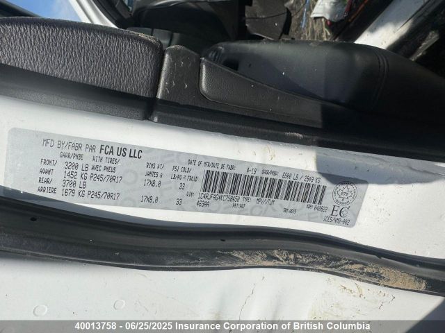 1C4RJFAGXKC758450 Jeep 2019
