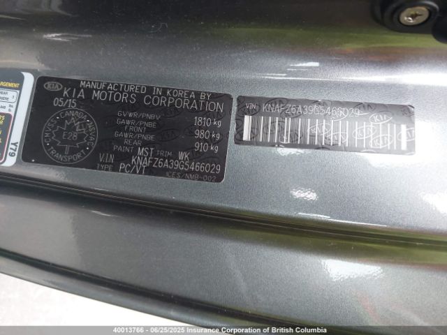 KNAFZ6A39G5466029 KIA t-gdi gamma