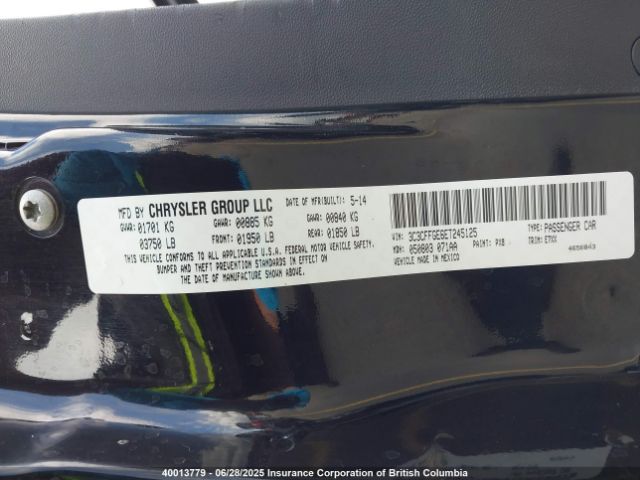 3C3CFFGE6ET245125 Fiat 500