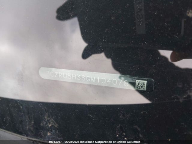 3CZRU5H36GM104078 Honda r18z9