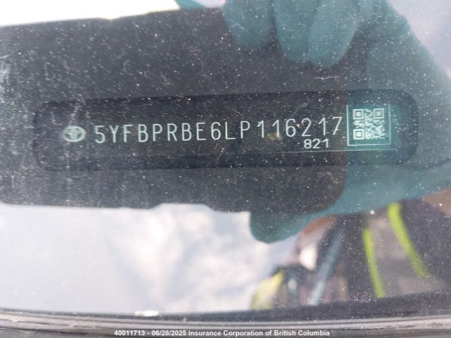 5YFBPRBE6LP116217 Toyota 2zr-fae
