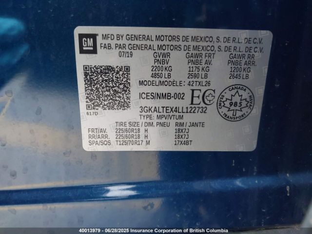3GKALTEX4LL122732 GMC ltg