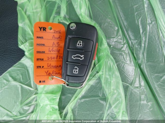 WAUK8GFF1G1106013 Audi 2016