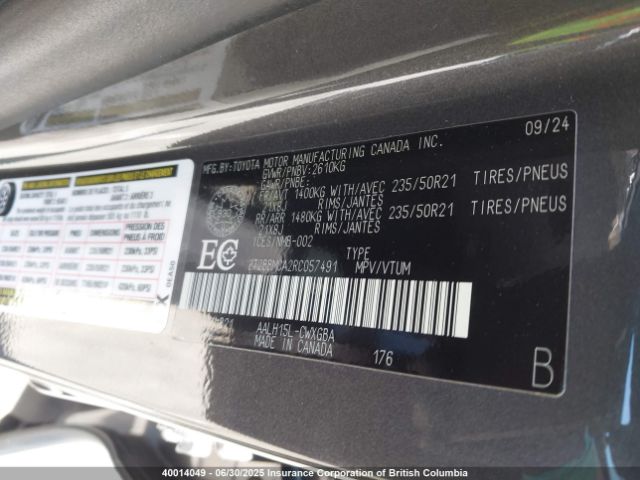 2T2BBMCA2RC057491 Lexus a25a-fxs, 5nm+4nm