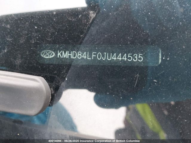 KMHD84LF0JU444535 Hyundai mpi nu