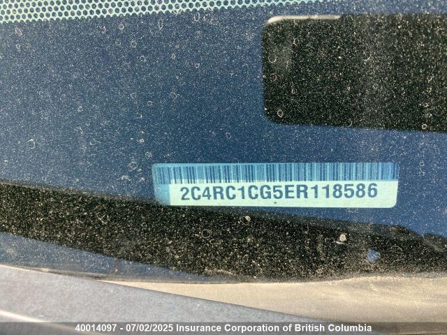 2C4RC1CG5ER118586 Chrysler Town and Country