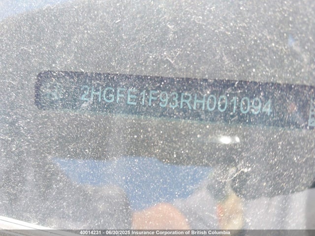 Honda l15b7 2024 2HGFE1F93RH001094 Image 19