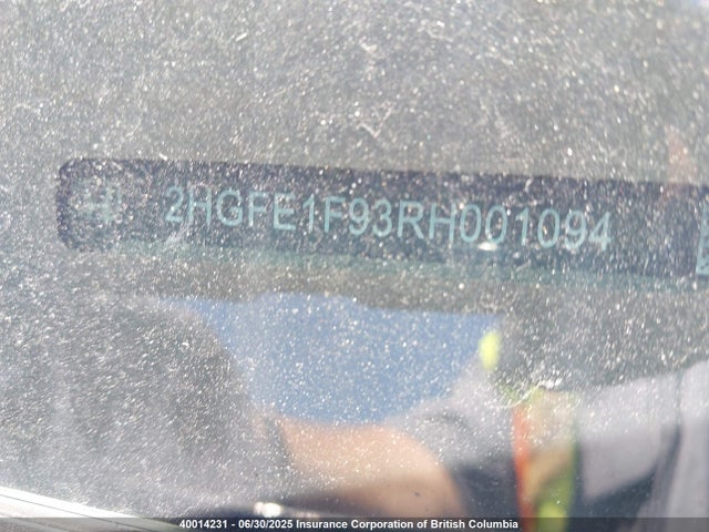 Honda l15b7 2024 2HGFE1F93RH001094 Image 9