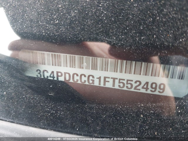 3C4PDCCG1FT552499 Dodge 2015