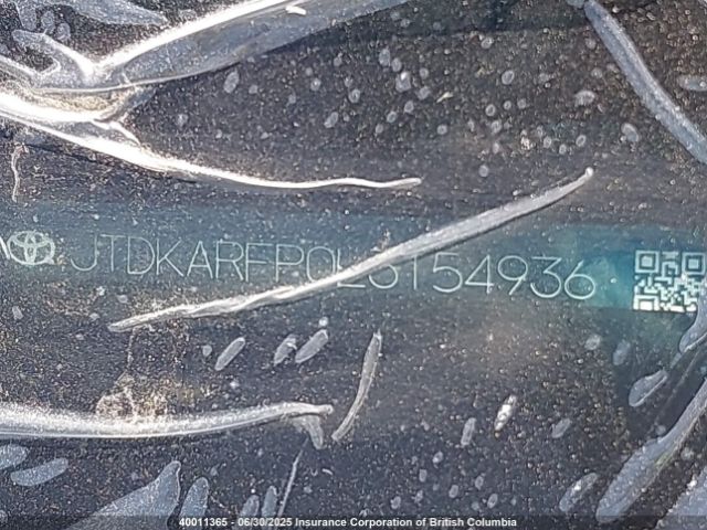 JTDKARFP0L3154936 Toyota 2zr-fxe+1nm+1sm
