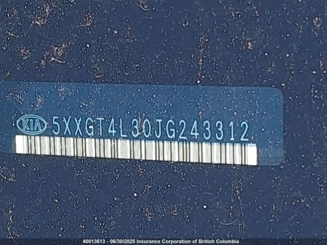 5XXGT4L30JG243312 KIA gdi