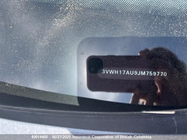 3VWH17AU9JM759770 Volkswagen 2018