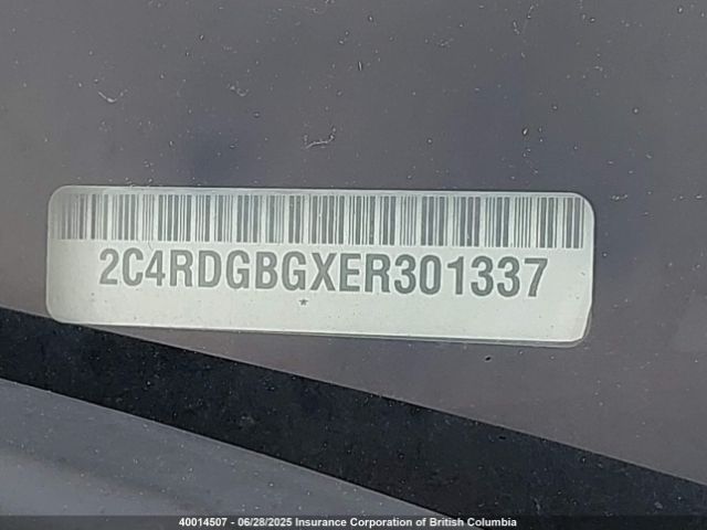 2C4RDGBGXER301337 Dodge Grand Caravan
