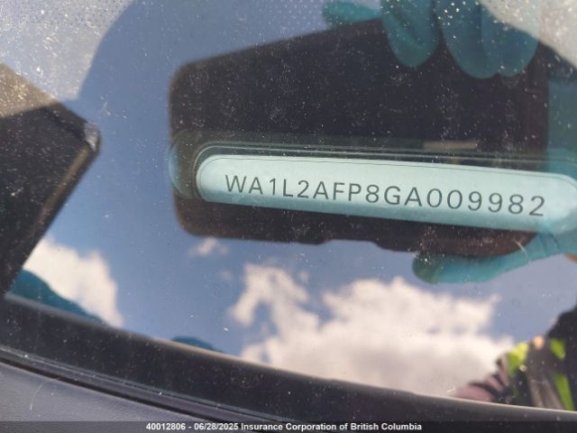 WA1L2AFP8GA009982 Audi flex fuel - e85