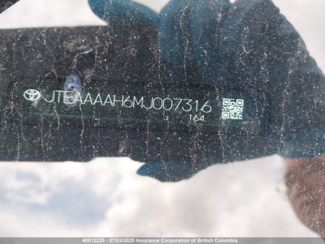 JTEAAAAH6MJ007316 Toyota a25a-fxs, 3nm+4nm