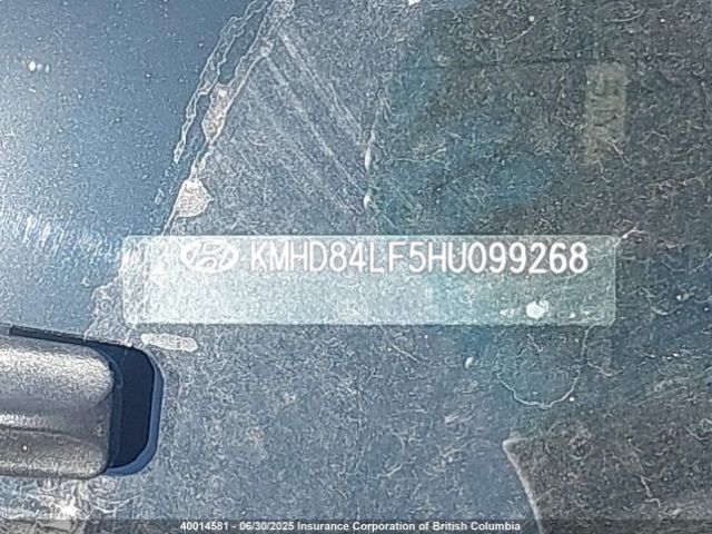 KMHD84LF5HU099268 Hyundai 2017