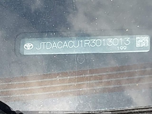 JTDACACU1R3013013 Toyota m20a-fxs