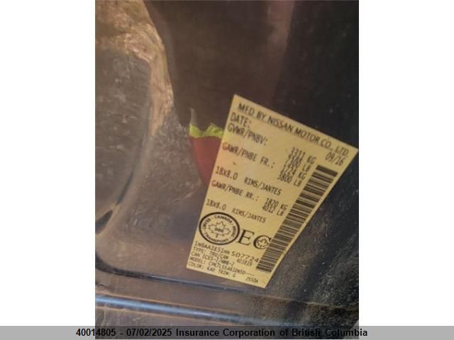 1N6AA1E51HN507724 Nissan 2017