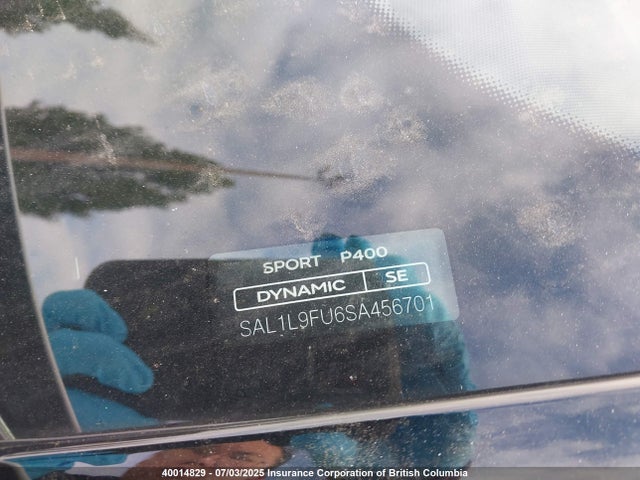 SAL1L9FU6SA456701 Land Rover aj20p6