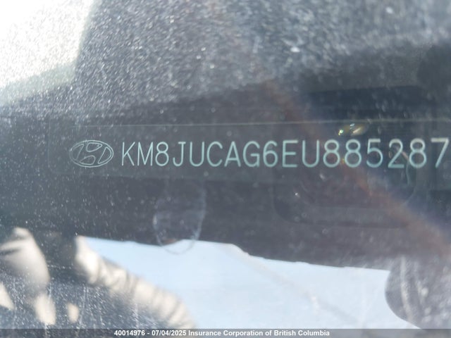 KM8JUCAG6EU885287 Hyundai gdi theta ii