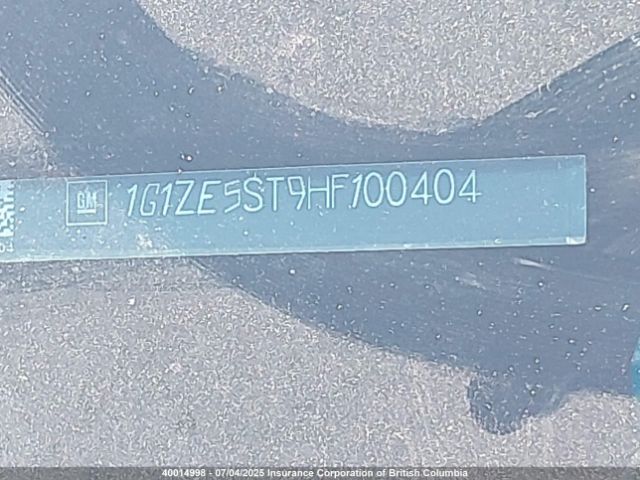 1G1ZE5ST9HF100404 Chevrolet lfv - di: direct injection, vvt: variable valve timing, gen 1