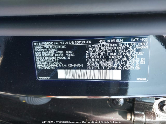 YV4L12UL3R2303850 Volvo b4204t