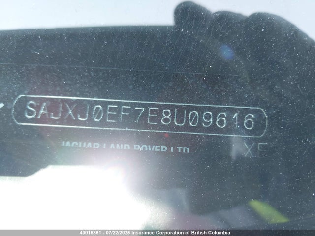 SAJXJ0EF7E8U09616 Jaguar s/c ulev